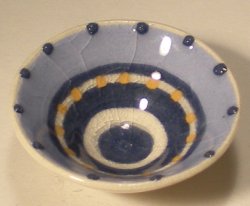 Decorated Bowl #17T by Elisabeth Causeret
