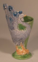 Peacock Vase by Marie-Paule Hostyn