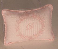Pink"Scented" Pillows by Syreeta's Miniatures