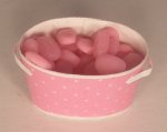 Pink "Glycerine" Soap in Tub by Syreeta's Miniatures