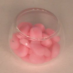 Pink "Glycerine" Soap in Glass Jar by Syreeta's Miniatures