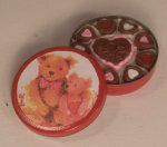 Teddy Bear Valentine Chocolate Tin by Lola