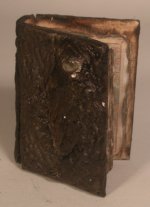 Antiqued Book Sortilegios by Olga Asensio de Hara