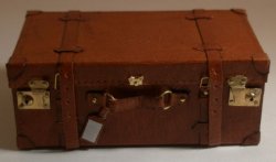 Leather Suitcase #A by Jose Gomez