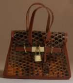 Iguana Skin "Birkin" Brown by Jose Gomez