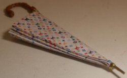 LV Monogram White Umbrella by Jose Gomez
