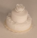 White Petunia Cake by Marina Serna Box