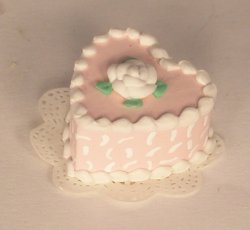 Valentine's Day Heart Cake by Carolyn McVicker