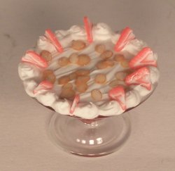 Strawberry Pedistal Dessert by Carolyn McVicker