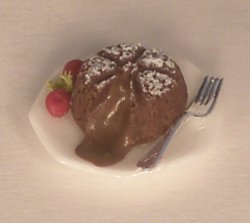 Individual Lava Cake by Carolyn McVicker