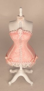 Corset on Maniquin Pink by Pedrete