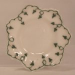Ivy Scalloped Plate by Ron Benson