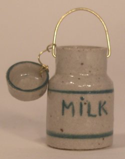 Milk Bottle Green Stripe by Elisabth Causeret