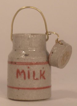 Milk Bottle Red Stripe by Elisabth Causeret