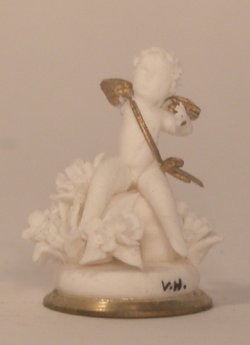 Cherub Sitting by Maria Victoria Heredia Guerbos