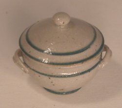 Tureen Green Stripe by Elisabth Causeret