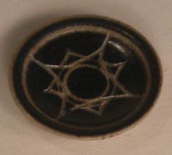French Reginal Decorated Plate #6 by Elisabeth Causeret