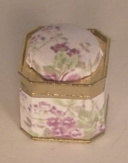 Tin Purple Flower #1 by Syreeta's Miniatures
