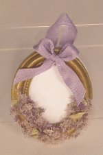 Potpouri Frame Lavender by Syreeta's Miniatures