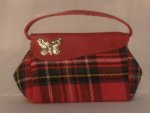 Leather & Fabric Purse #9 by Sue Popely