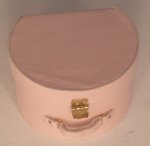 Leather Hat Box Pink by Sue Popely