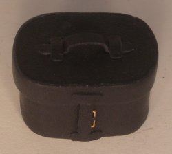 Leather Vanity Case Black by Sue Popely
