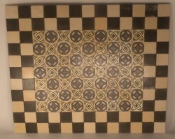 Hand Painted Terracotta/Stone Floor #2 by Henry Bart