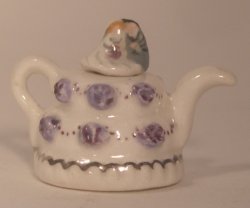 Wedding Cake Teapot by Sally Meekins