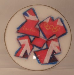 Olympic Commemorative Plate #1 by Christopher Whitford