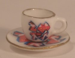 Olympic Commemorative Cup & Saucer #6 by Christopher Whitford