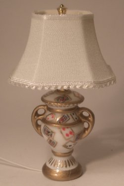 Playing Cards Table Lamp by Christopher Whitford
