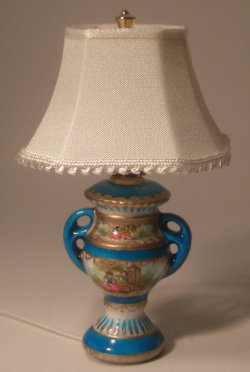 Romantic Limoges Table Lamp by Christopher Whitford