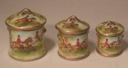 Hunt Scene Canister Set by Christopher Whitford