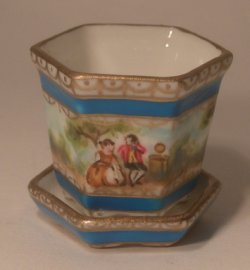 Romantic Limoges Flower Pot Large by Christopher Whitford