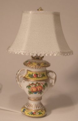 Spanish Fruit Table Lamp by Christopher Whitford
