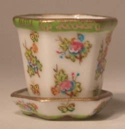 Herend Queen Victoria Flower Pot Small by Christopher Whitford