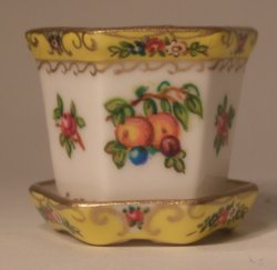 Spanish Fruit Flower Pot Large by Christopher Whitford