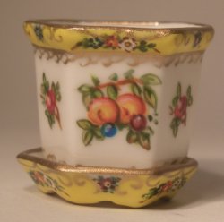 Spanish Fruit Flower Pot Med by Christopher Whitford