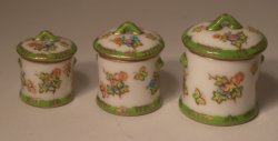 Herend Queen Canister Set by Christopher Whitford