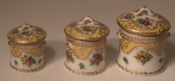 Edwardian Flower Canister Set by Christopher Whitford