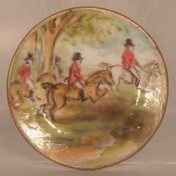 China Plate #202 Hunt Scene by Christopher Whitford
