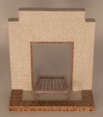 Art Deco Fireplace Brown by Andrew Pearce