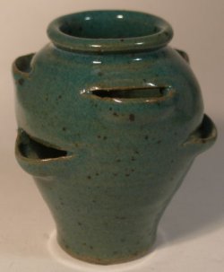 Pottery #89 Green by Elisabeth Causeret