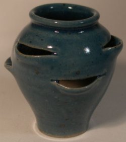 Pottery #89 Blue by Elisabeth Causeret