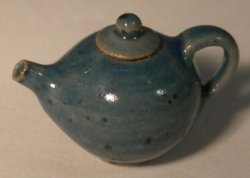 Pottery #69a Blue by Elisabeth Causeret