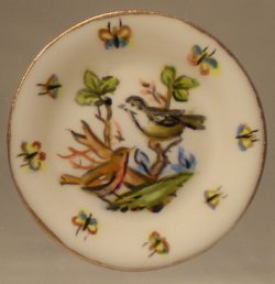 Herend Rothchild Bird Plate by Christopher Whitford