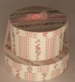 Two Hat Boxes Tied w/Ribbon #20 by Annette Shaw