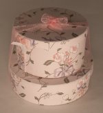Two Hat Boxes Tied w/Ribbon #26 by Annette Shaw