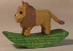 Rocking Wood Animal Toy Lion by Matthias Matthes