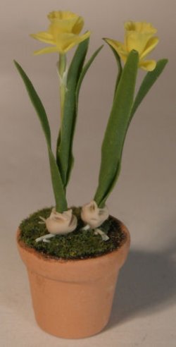 Flowers in Clay Pot #1 by Pat Richmond